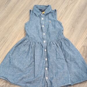 Polo by Ralph Lauren Denim Blue Dress Size 5